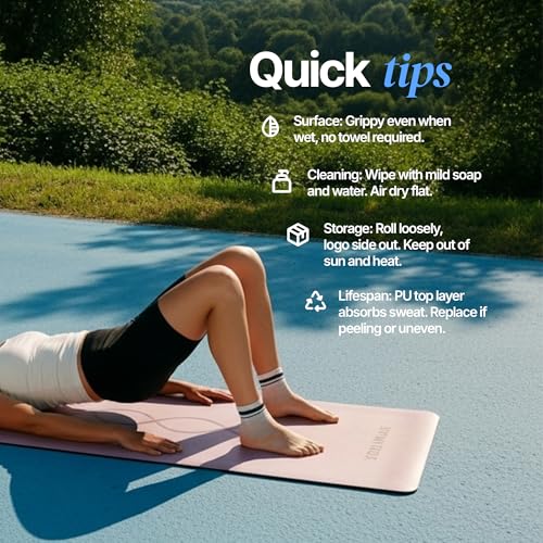 Natural Rubber Workout Mat with Bag | Thick Rubber mat 4.5 mm | Non Slip Yoga Mat Non Slip| Gym Mats for Home Gym Floor Mat, Home Exercise Mats for Home Workout Accessories, Fitness Mat, Workout Mats for Home Gym, Yoga Matt, Stretching Mat, Thick Exercise