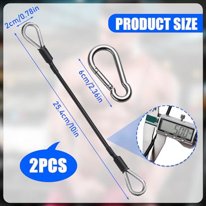 Gym Cable Extension, Fitness Extension Rope Attachment Compatible with Home Gym Accessories Thick 0.2", Replacement Gym Cable Machine Extension for LAT/Tricep Pull Down, Leg Extensions Machine