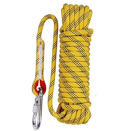 Aoneky Outdoor 10mm Static Utility Rope, Heavy Duty Polyester Rope for Pulling, Rigging, Tree Work & Hunting, Gym Fitness, 2000LB Tensile Strength