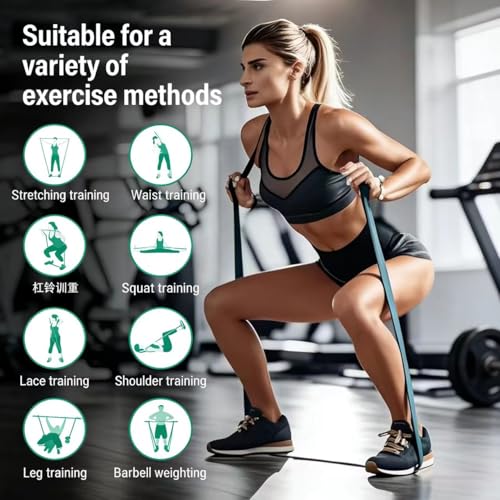 Pull Up Assistance Bands Set for Men & Women | Resistance Workout Bands, Exercise, Body Stretching, Physical Therapy, Muscle Training