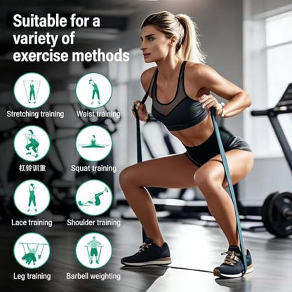 Pull Up Assistance Bands Set for Men & Women | Resistance Workout Bands, Exercise, Body Stretching, Physical Therapy, Muscle Training
