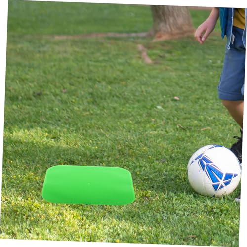5pcs Non- Soccer Training Discs High Visibility Flat Markers for Step Training Robust Agility Dots for Gym Classes and Sports Drills