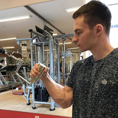 Arm Wrestling Exercise Handle - Metal Handle, Wrist Exerciser at The Gym Fulfilled by Amazon!