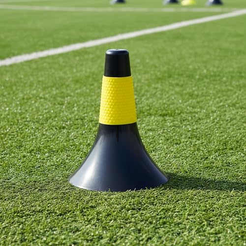 Sports Training Cones PE Plastic Agility Markers for Court and Field Drills 13.8 Inch (1 PC)