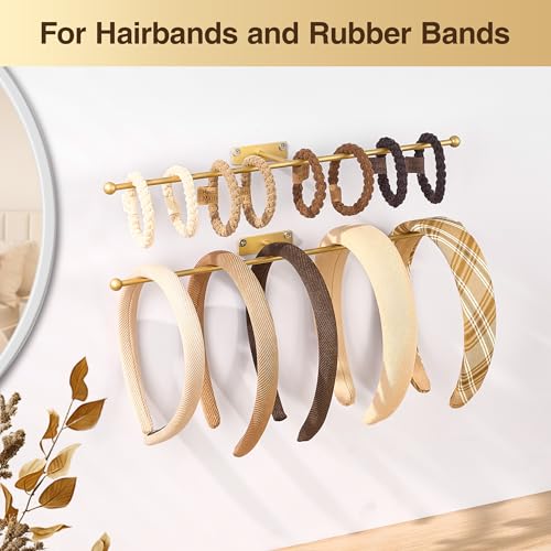 Wall Hanging Jewelry Organizer 12.6", Screws Included, Gold 4-Pack - color: Gold, size: 4 Pack