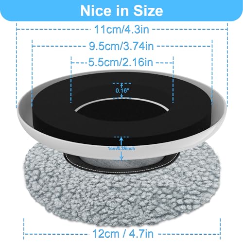 New Upgrade Furniture Movers Sliders, 4+4 Pack 4.3" Multi-Surface Furniture Sliders with Groove Design, Round 4PCS Moving Pads and 4 Hardwood Socks, Protect Floor and Easily Move Furniture - size: 4.3in Round 4+4Pack