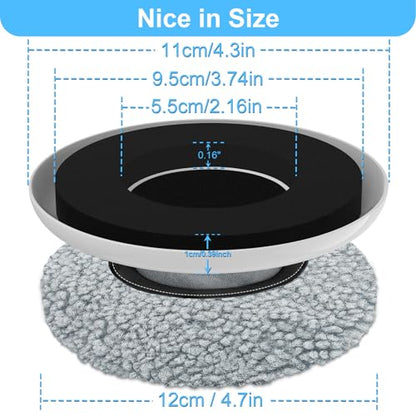 New Upgrade Furniture Movers Sliders: Multi-Surface Furniture Sliders - size: 4.3in Round 4+4Pack