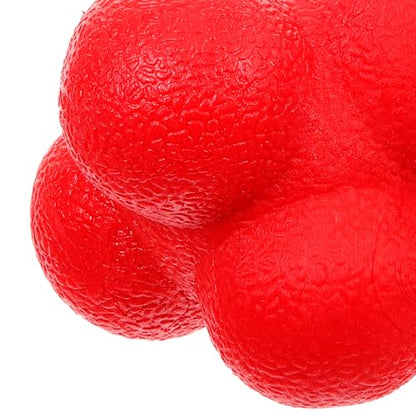 POPETPOP Hexagonal Reaction Ball Silicone Fitness Ball for Hand Eye Coordination Training Indoor Reaction Training for Speed and Reflex Exercises