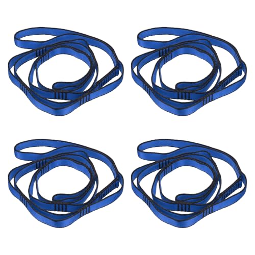PATIKIL Daisy Chain Straps, Strong Climbing Strap Adjustable Nylon Chain Sling with Loops for Aerial Yoga Hammock Swing