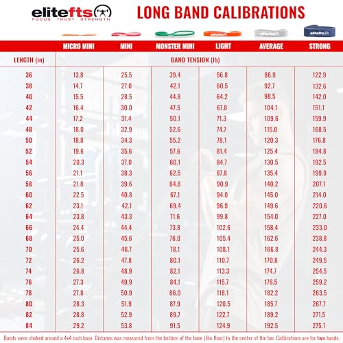 EliteFTS Pro Resistance Band - Boost Core Stability and Flexibility with This Portable, Joint-Friendly Tool - size: Pair, style: PRO MICRO RESISTANCE BAND
