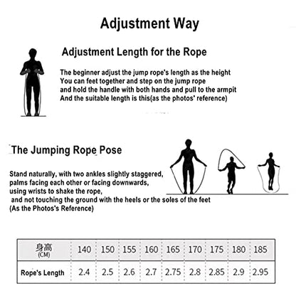 Jump Rope Soft Beaded Skipping Rope Adjustable Length Tangle Basic Jump Ropes for Fitness School Exercise Equipment for Women,Men Perfect Weight Loss 9 FT - color: Green