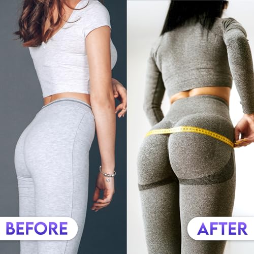 Wide Fabric Resistance Bands for Working Out | 3 Strength Level Non-Slip Exercise Booty Bands for Women & Men | Comes with a Bag and Tape Measure | for Gym, Yoga, Pilates