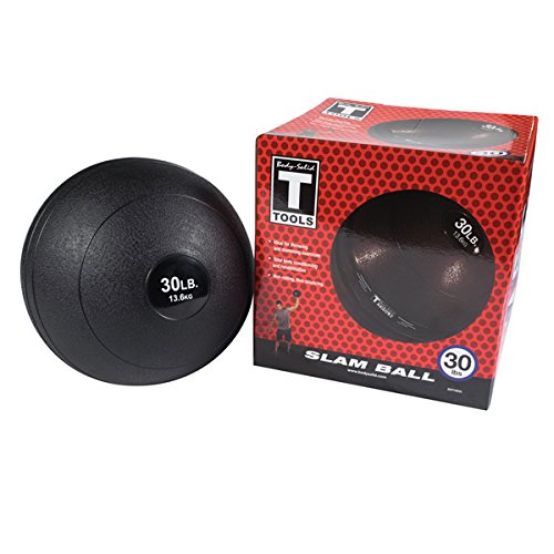 Body-Solid (BSTHB Dead Weight Slam Balls, Sand Fill Weighted Ball for Strength & Conditioning Training, Weights Loss, Wall Ball Workouts, Versatile Fitness Exercise Equipment