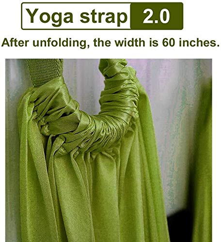 Fitness Yoga Stretching Strap, Adjustable Leg Stretcher Back Bend Assist Trainer, Improve Leg Waist Back Flexibility Home Gym Equipment for Rehab Pilates Ballet Cheerleading Splits Gymnastics