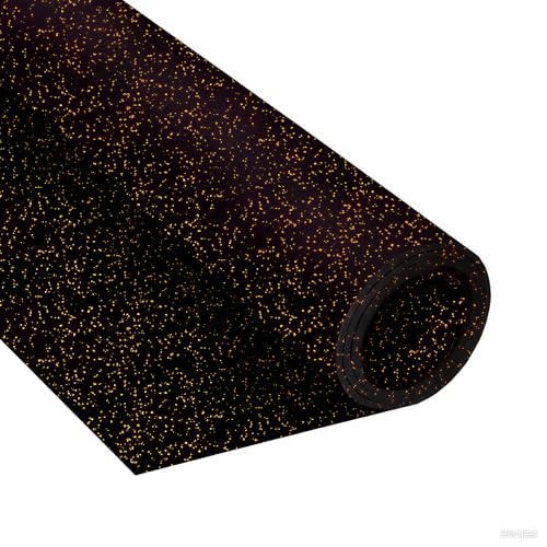 4X10 FT Heavy Duty Rubber Gym Flooring Roll，Rubber Gym Flooring for the Basement, Garage, Gym, Home Gym Flooring, or Playroom -Non-Slip Shock Absorption，Black/Red - color: 10% Red, size: 118"X45"