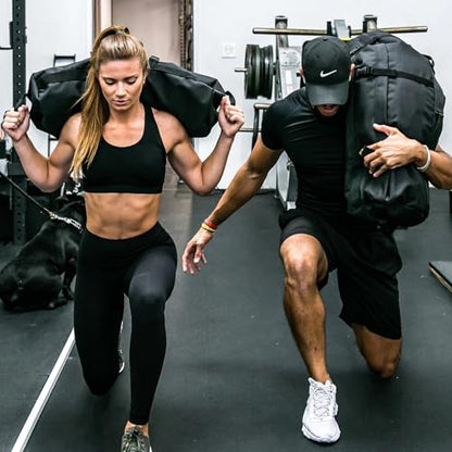Fitness Sandbag with Handles, Adjustable Weight Training Bag