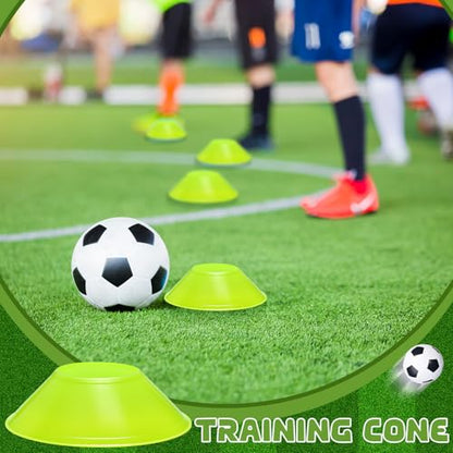 12 Pcs Mini Soccer Cones for Sport Agility Disc Cones Soccer Training for Agility Drills Sports Football