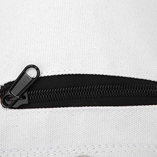 Wing Chun Wall Canvas Punch Empty Sand Bag with for Muay Thai, Heavy Canvas Material, Light Beige