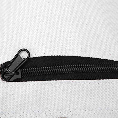 Wing Chun Wall Canvas Punch Empty Sand Bag with for Muay Thai, Heavy Canvas Material, Light Beige