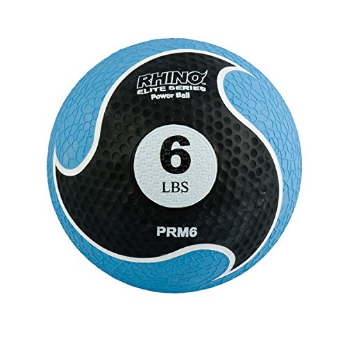 6 lbs Rhino Elite Medicine Ball44; Blue