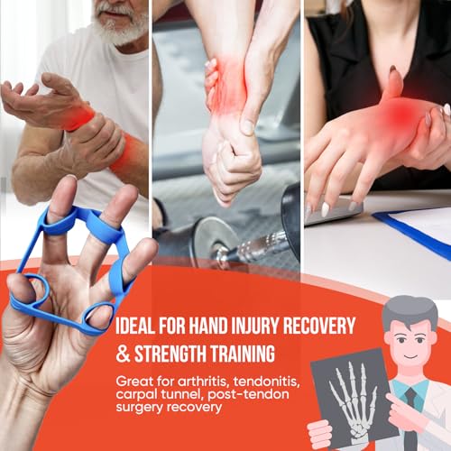 Grip Strength Trainer Kit, Forearm Strengthener & Hand Grip Strengthener - size: 9PCS