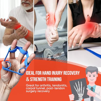 Grip Strength Trainer Kit, Forearm Strengthener & Hand Grip Strengthener - size: 9PCS