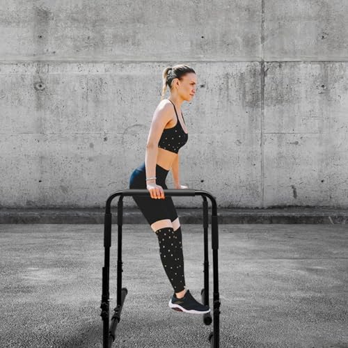Adjustable Height Home Balance Frame for Indoor & Outdoor Use, Heavy-Duty Iron Construction, Ideal for Rehabilitation or Strength Training, Sponge-Grip Handles for Comfort, Supports up to 350 Lbs