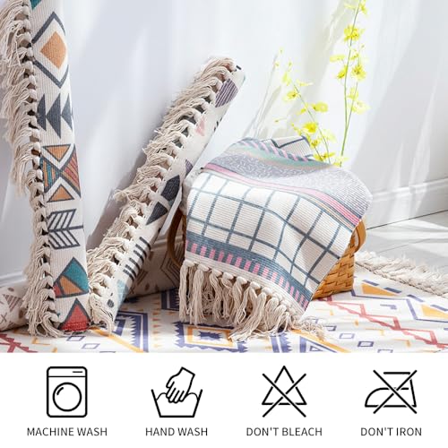 nuveti Cotton Yoga Mat - Absorbent, Grippy Tight Weave, Ashtanga & Hot Yoga Rug, Helps with Slippery Hands & Feet - color: FenDeLa