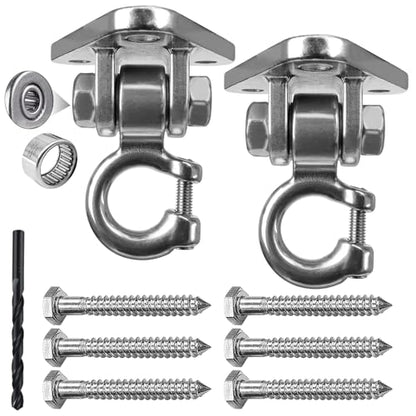 Heavy Duty Swing Hangers Swing Hanging Chairs Hammocks Hooks Hanging Snap Hooks Screws Bolt, Swing Set Bracket for Inddor Outdoor Playgrounds Yoga - size: Styel 2 PS