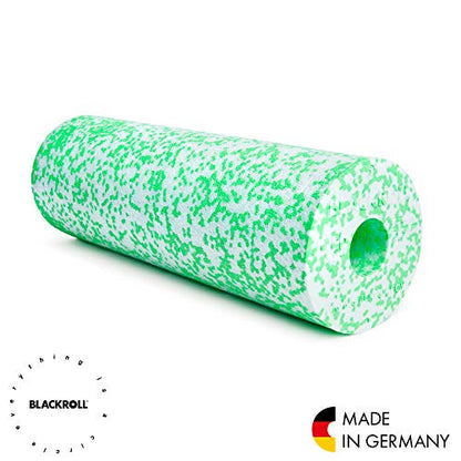 BLACKROLL - MED or MED 45 Foam Roller, Ideal for Myofascial Trigger Point Release and Back Massage, for Yoga, Exercise, Pilates, and Home Gym Workouts and Muscle Recovery, White/Green