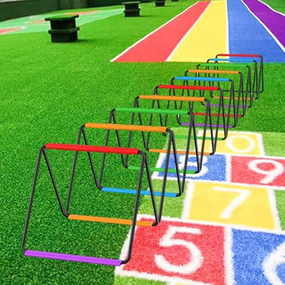 Agility Ladder, Football Ladder, Foldable Jumping Hurdles, Agility Training Equipment for Foot Exercises - size: 20 Grids