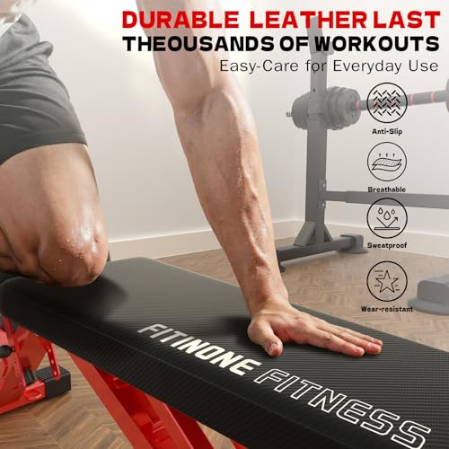 Adjustable Weight Bench, 800LBS Foldable Workout Bench for Home Gym, Incline Decline Flat Bench Press with Quick Folding & Fast Adjustment
