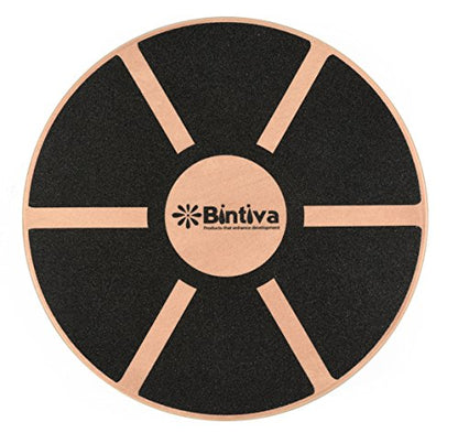 bintiva Wood Balance Board for Fitness Rehab Balance and Stability Training