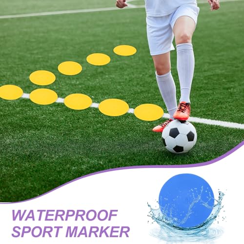 PATIKIL Spot Markers, Non-Slip Floor Agility Markers Flat - color: Blue