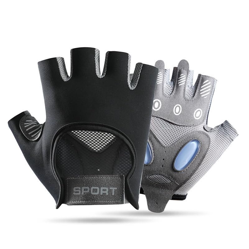 Women Workout Gloves Protection Dumbbell Glove Lightweight Breathable Glove - color: Black, size: Small