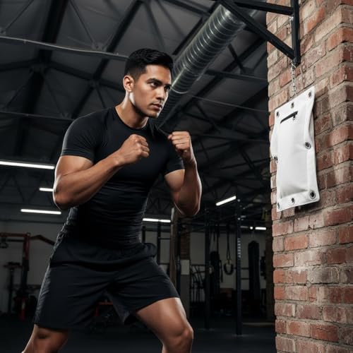 Garosa Sand Bag Canvas Wall Bag Wing Chun Wall Punch Bag Empty Striking Sand Bag with Zipper for Boxing Muay Thai Sanda Training