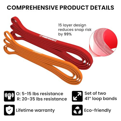 Resistance Bands Workout Kit | Exercise Bands, Door Anchor, Handles, Carry Bag, Straps | Resistance Training, Physical Therapy