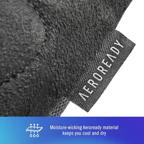 adidas Essential Training & Weightlifting Gloves, Fingerless Workout Gloves - color: Blue, size: Medium
