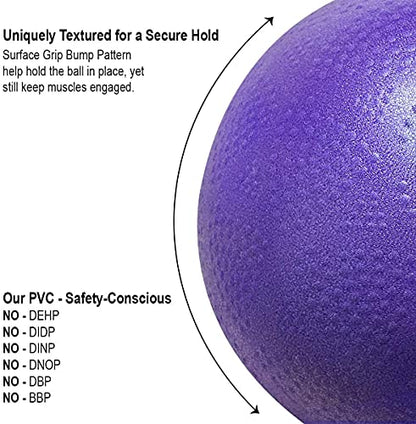 Balego® Pilates Mini Ball, Purple, 9 Inch