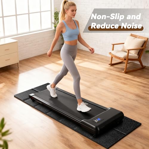 Walking Pad Mat for Carpet - 55" x 23.6", 0.24" Thick Treadmill Mat - size: 55"L x 23.6"W x 0.24"Th