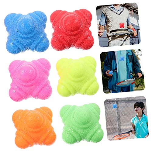 6pcs Hexagonal Reaction for Agility and Reaction Training Improve Hand-Eye Coordination and for Sports Drills and Fitness Exercises