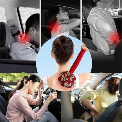 Mugwort Massage Hammer, Massage ToolsBack, Shoulder & Body - Handheld Percussion TherapyTool with US Design Patent Red - color: Red,