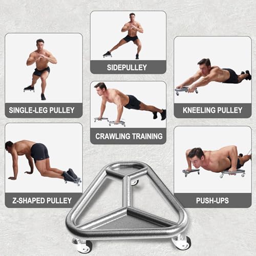 Ab Roller Wheel for Core Workout – Extra-Wide Ab Exercise Equipment for Abs, Arms & Back – Stable & Quiet Fitness Roller for Home Gym Strength Training – Includes Knee Pad – For Men & Women
