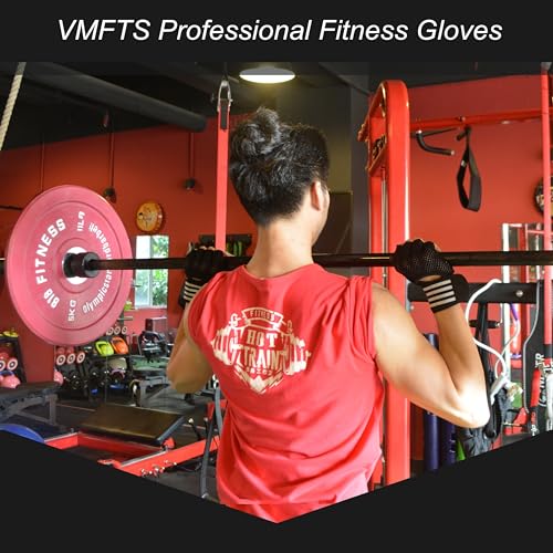 Weightlifting Gloves Padded Workout Gloves with Wrist Wrap Support Gym Gloves for Men Women Gym Exercise Fitness Training Lifting Dumbbell - size: X-Large