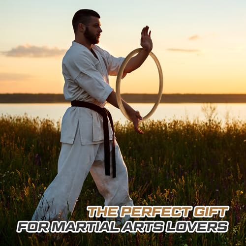 Blueweenly 3 Pcs Kung Fu Ring Wing Chun Wing Chun Training Equipment for Training Kung Fu - color: Rattan, size: 9, 11,14 Inches