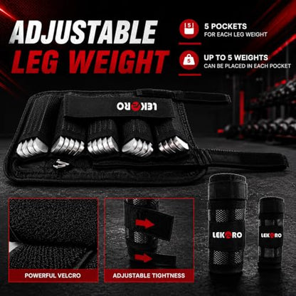 Weighted Vest Set 44LB for Men & Women, Adjustable Workout Weight Vest with Steel Plates, Weighted Training Vest with Wrist Weights and Ankle Weights for Strength Training, HIIT, Rucking & Cardio - color: Adjustable Weighted Vest Set 22LB