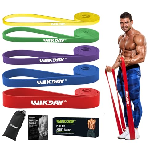 Resistance Bands for Working Out, Exercise Bands, Workout Bands, Pull Up Assistance Bands for Body Stretching Training Physical Therapy Muscle Training for Men & Women