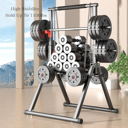 Pull Up Bar Foldable Power Tower Dip Station Adjustable Multi-functional Dip Bar Strength Training Fitness Equipment For Home Gym Support 1100lbs