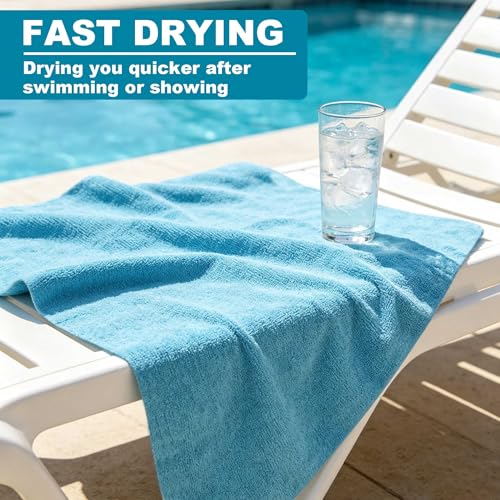 Quick Dry Towels & Washcloths 8 Pack,12 X 16 in | Absorbent,Wring out Easily