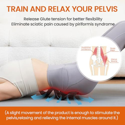 Trigger Point Massager for Shoulder Blades, Psoas & Hip Flexors | Firm deep-tissue pressure for shoulder blades, trapezius, upper back, hip flexors and glutes; manual body-weight control